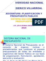 3.- Sistema Nacional de Presupuesto