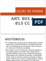 Contrato de Constituição de Renda