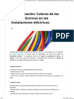 Colores de Los Cables Eléctricos en Las Instalaciones Eléctricas. - FARADAYOS