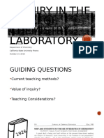 Inquiry in The College Chemistry Laboratory Edited 100816