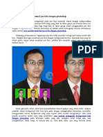 Cara Mengganti Background Pas Foto Dengan Photoshop