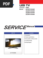 Samsung UE32F6100 Chasis U88A Troubleshooting