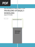 Download Research Report on Bajaj 3 Wheelers by Priyanka Mullick SN32878831 doc pdf