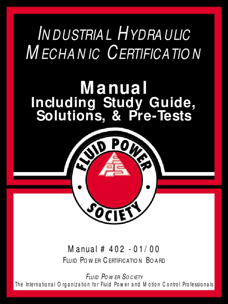 Industrial Hydraulic Mechanic Certification Screw Valve