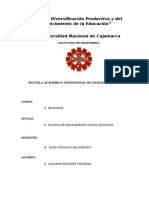 Informe Planta Tratamiento