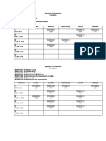 Horario Segundo Semestre 2015