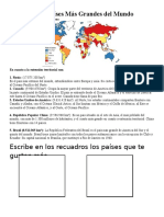 Español  - Los 5 Países Más Grandes del Mundo.doc