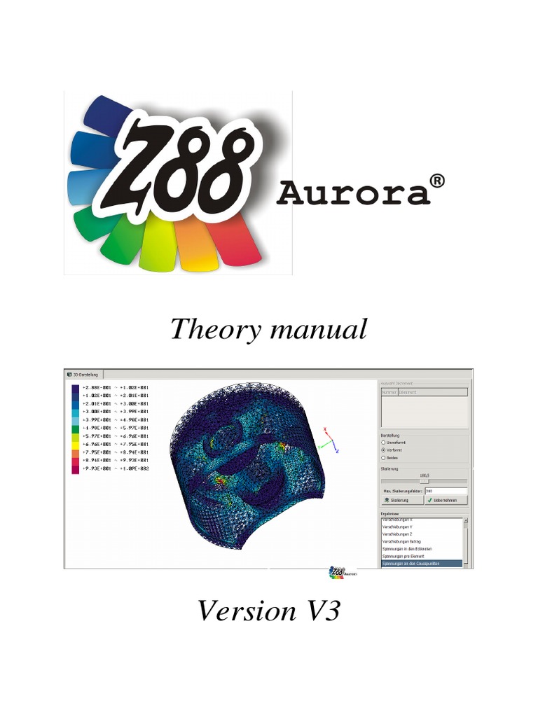 Z88 Aurora Theory Guide | PDF | Matrix (Mathematics) | Eigenvalues And ...