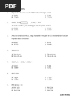 Kertas Kerja Projek Tanaman Kontan