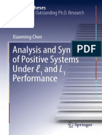 Analysis and Synthesis of Positive Systems Under ℓ1 and L1 Performance (Chen, Xiaoming)