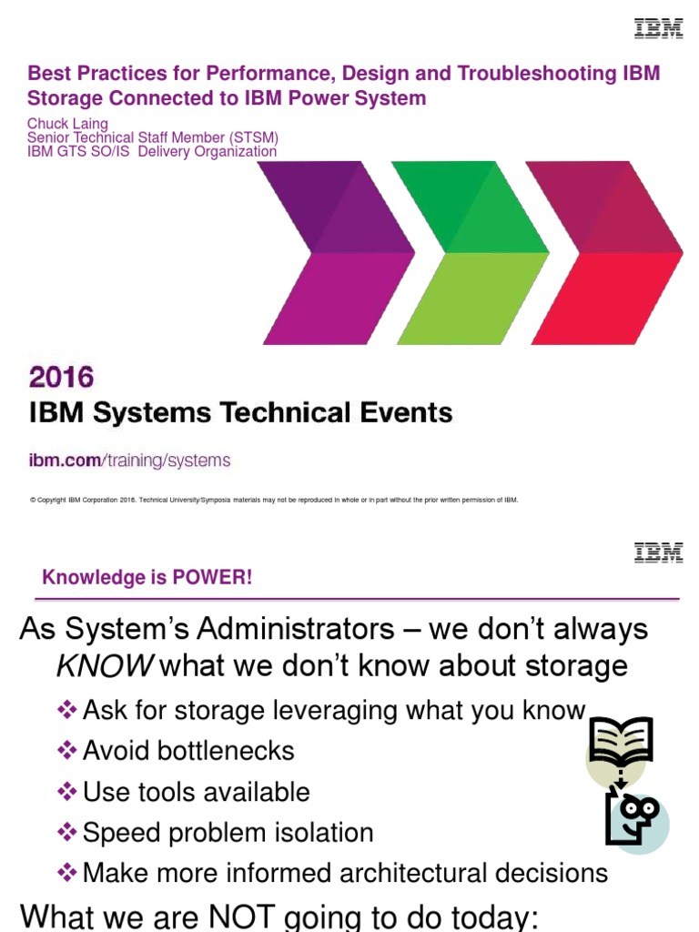 Best Practice For Connecting IBM Storage To Power Systems-2016 | PDF ...