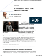 Horacio Jaunarena - El Gobierno Viola La Ley de Inteligencia y Afecta La Intimidad de Los Ciudadanos - 13.07.2015