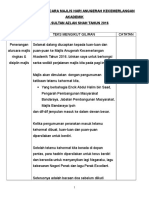 Teks Pengerusi Hari Anugerah Kecemerlangan 2016