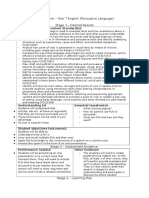 Ubd Term 3 Unit Planner Year 7 English