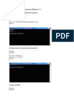 Contoh Program C++
