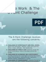 Badge Work & The 8 Point Challenge
