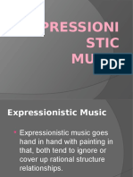 Expressionistic Music