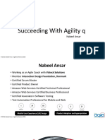 Succeeding With Agile - Nabeel Ansar