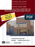 Las Vegas Warehouse For Sale or Lease