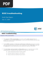 RSSI Troubleshooting