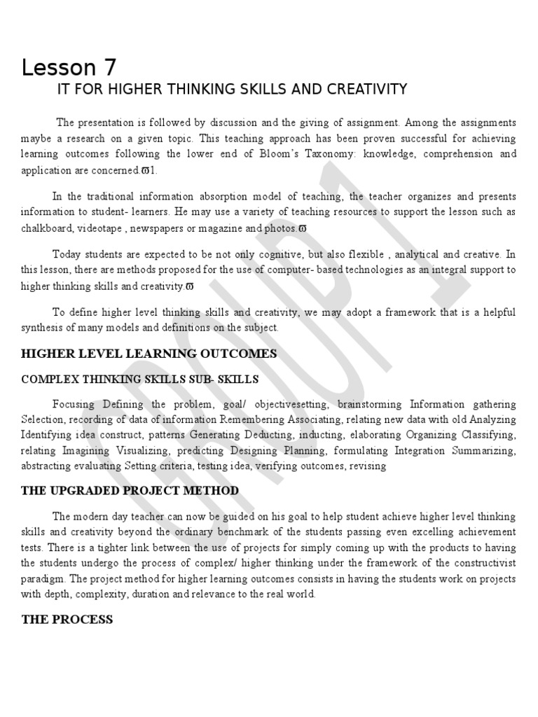 Lesson 7 | PDF | Career & Growth