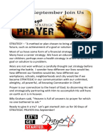 Prayer Strategy