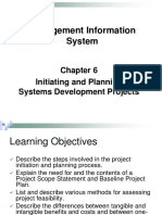 Management Information System: Initiating and Planning Systems Development Projects