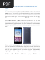 Download Cara Mengatasi Oppo Neo 3 R831K Bootloop Dengan Flash Ulang by Mekrin I T SN328820329 doc pdf