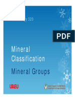 10 - Mineral Groups