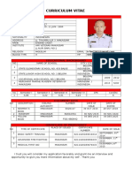 Curriculum Vitae: Personal Data