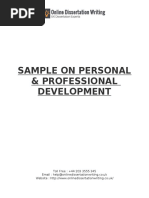 Personal & Professional Development