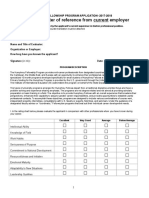 Letter of Reference - Hubert H Humphrey Fellowship Program