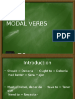 Power Point. Modal Verbs - Should - Must - Have To