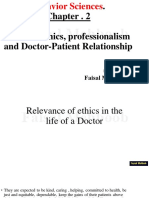 2.medical Ethics, Professionalism and Doctor-Patient Relationship