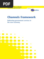 Channels Framework - Delivering government services in the new economy