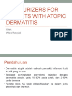 Moisturizers For Patients With Atopic Dermatitis