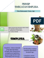 Download 1 PRINSIP PEMBUATAN SIMPLISIApdf by Syaharuni S SN328832353 doc pdf