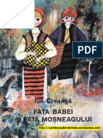 FATA BABEI SI FATA MOSNEAGULUI - Ion Creanga (Ilustratii de Stefan Nastac, 1982) PDF