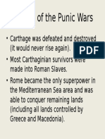 Results of Punic Wars Slides 1