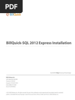 BillQuick SQL Server 2012 Express Installation Guide