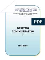 Derecho Administrativo I