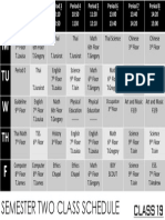 Class19 Semester2:2559 Schedule