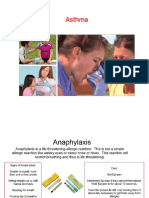 Asthma Anaphylaxis and Diabetes