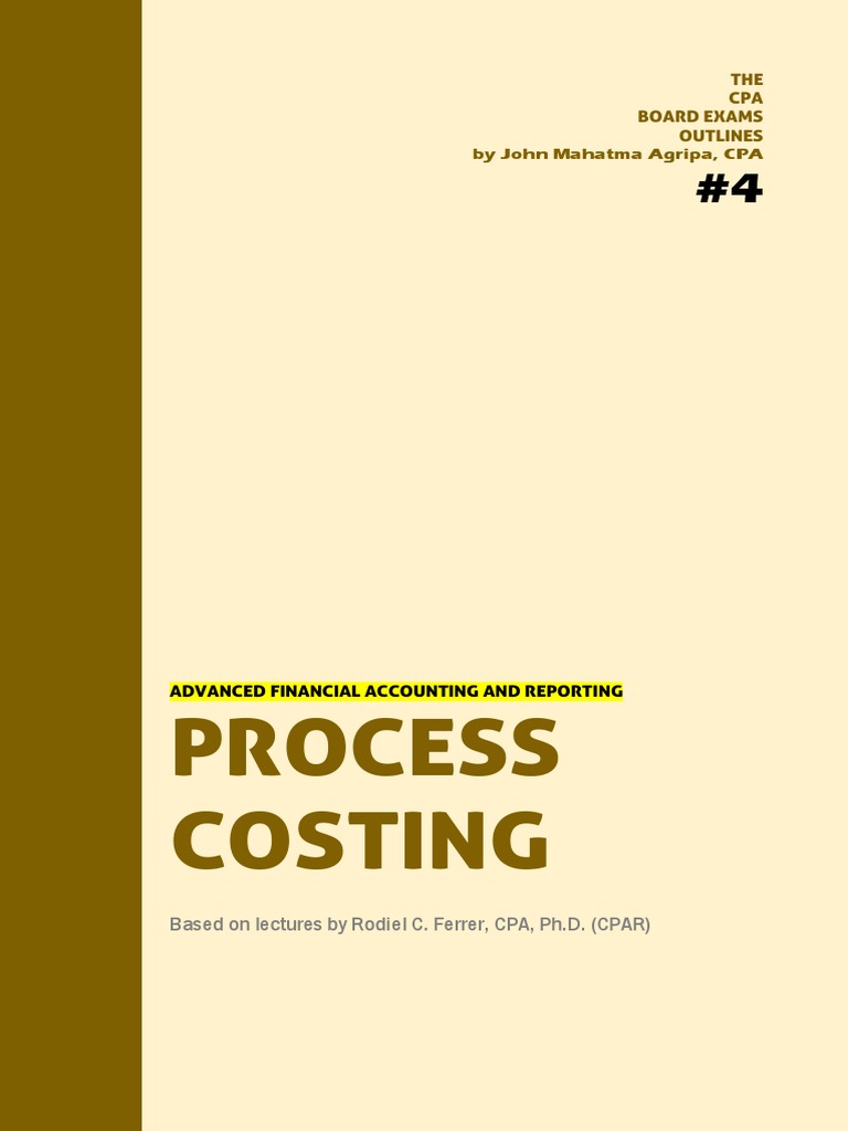 Afar Process Costing Pdf Percentage Teaching Mathematics