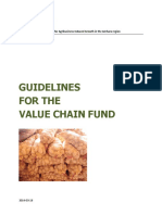 Guidelines For The Value Chain Fund: Agrobig