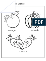 Color The Objects Orange