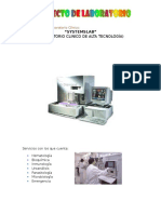 Proyecto para Un Laboratorio Clinico