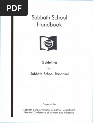 Sabbath School Handbook Pdf Adventism Seventh Day Adventist Church