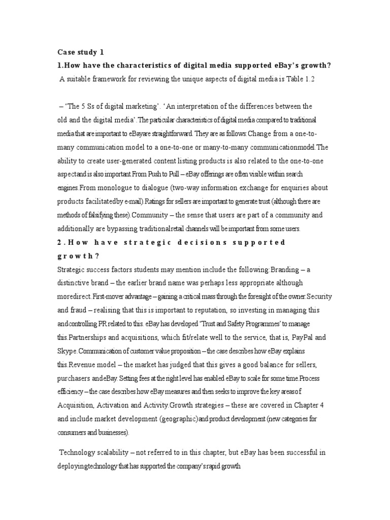 Case Study 1 | PDF
