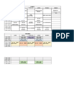 Horario Sa - 2016